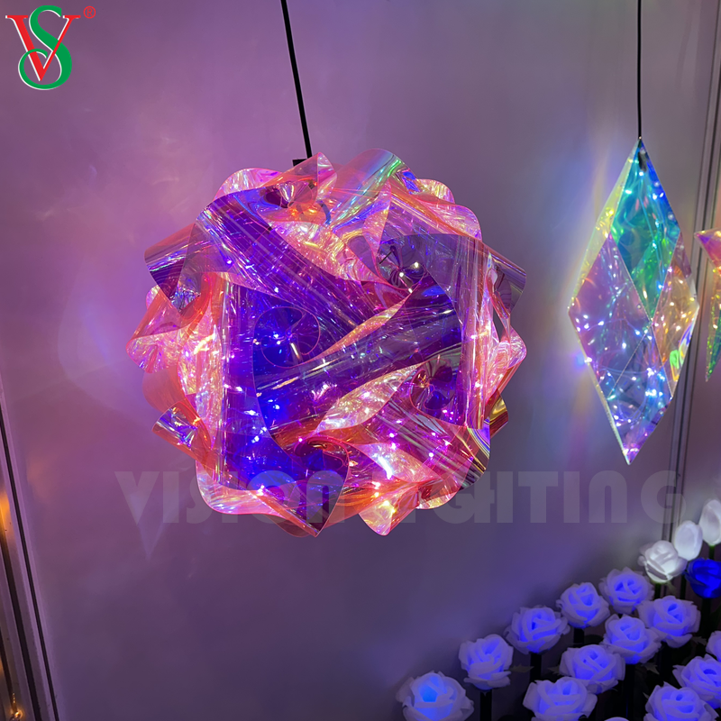 옥외 거는 훈장을 위한 빛나는 요정 펜던트 LED PVC 별빛