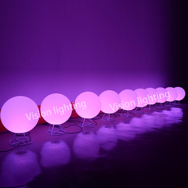 3D IP65 크리스마스 장식 야외 사용 풍경 고품질 LED 프로그래밍 가능 TTL RGB 볼 스트링 라이트