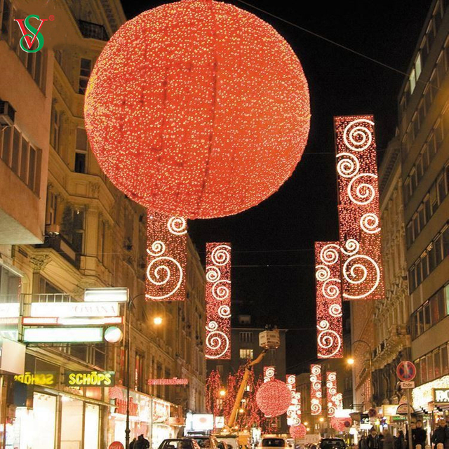 증명서를 준 큰 프로젝트 주문화 크리스마스 훈장 거리 상업적인 LED 주제 빛