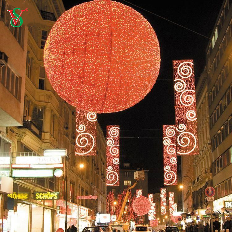 증명서를 준 큰 프로젝트 주문화 크리스마스 훈장 거리 상업적인 LED 주제 빛