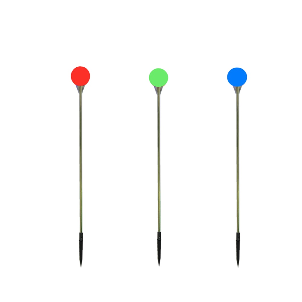 DMX/SPI RGB 야외 바닥 조경 장식 LED PE 볼 조명 지상 삽입 볼 램프