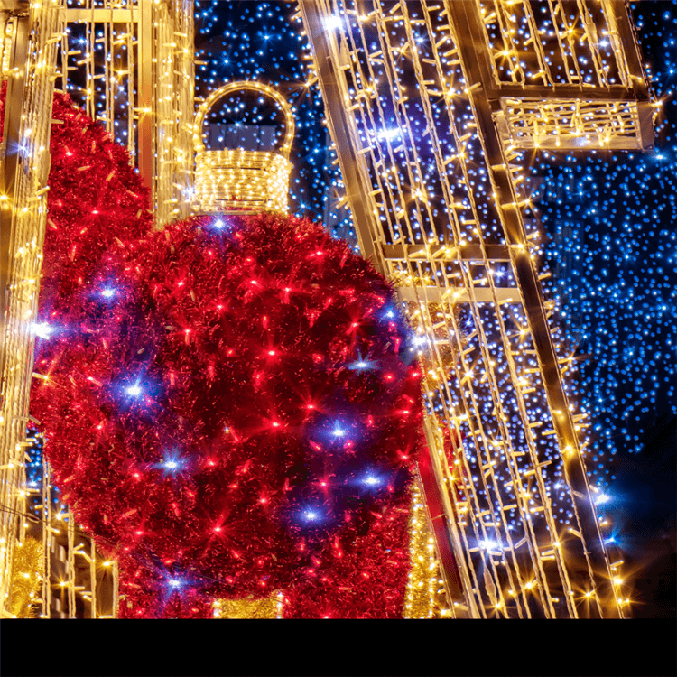 3D 크리스마스 트리 라이트