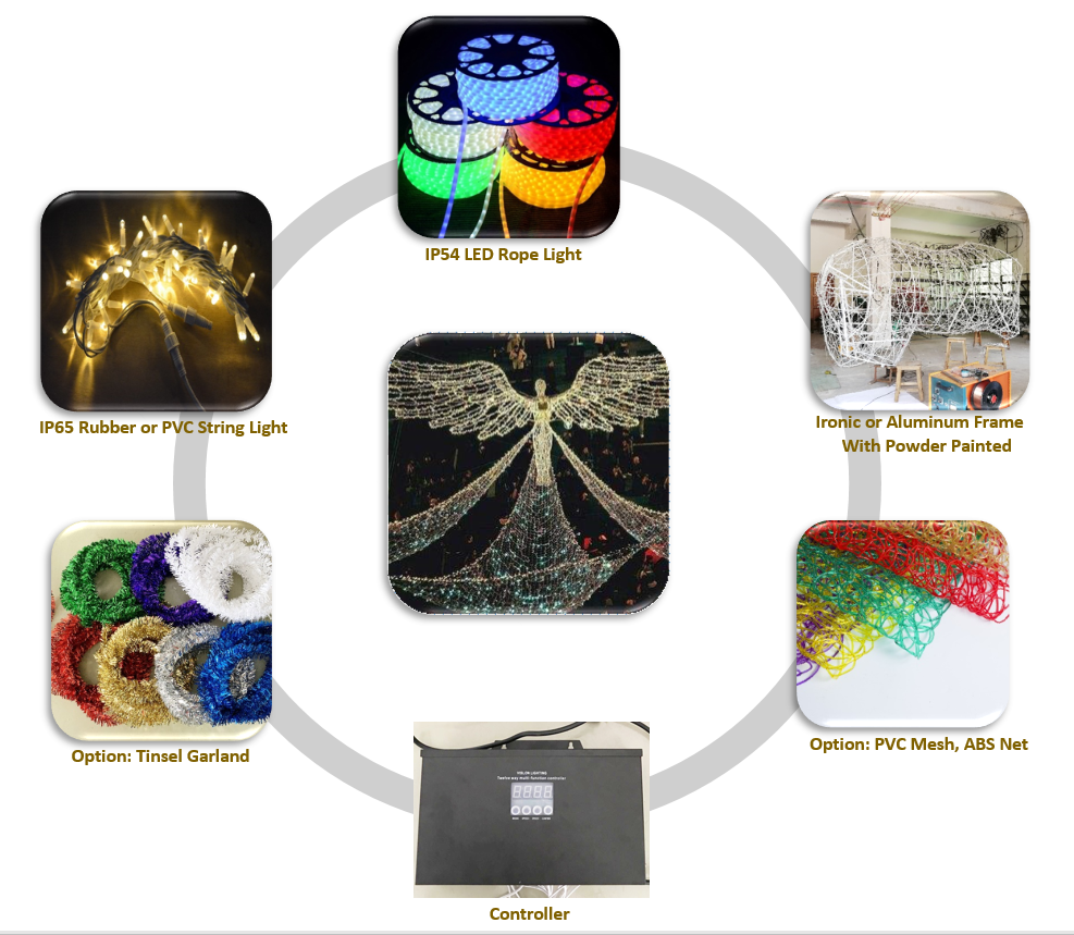 크리스마스 조명을 주도했습니다