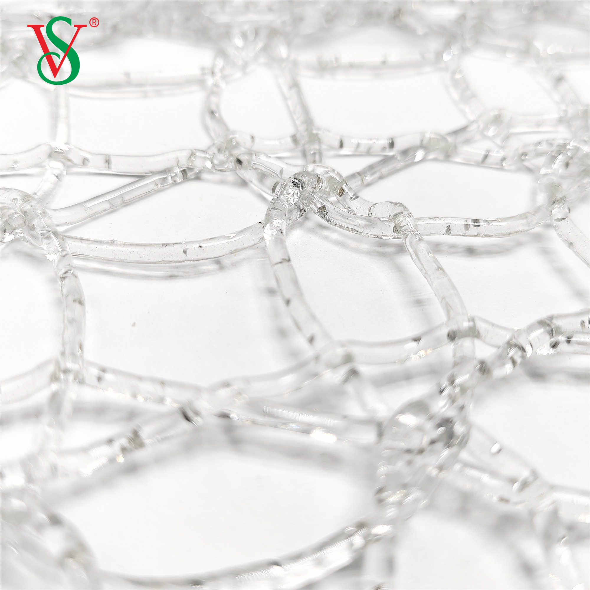 크리스마스 장식을 만드는 모티프 조명을위한 PVC 메쉬 넷 카펫