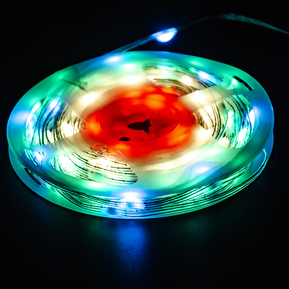 휴일 사용 원격 제어 USB 플러그 요정 화환 크리스마스 트리 장식 led RGB 스마트 스트립 문자열 조명