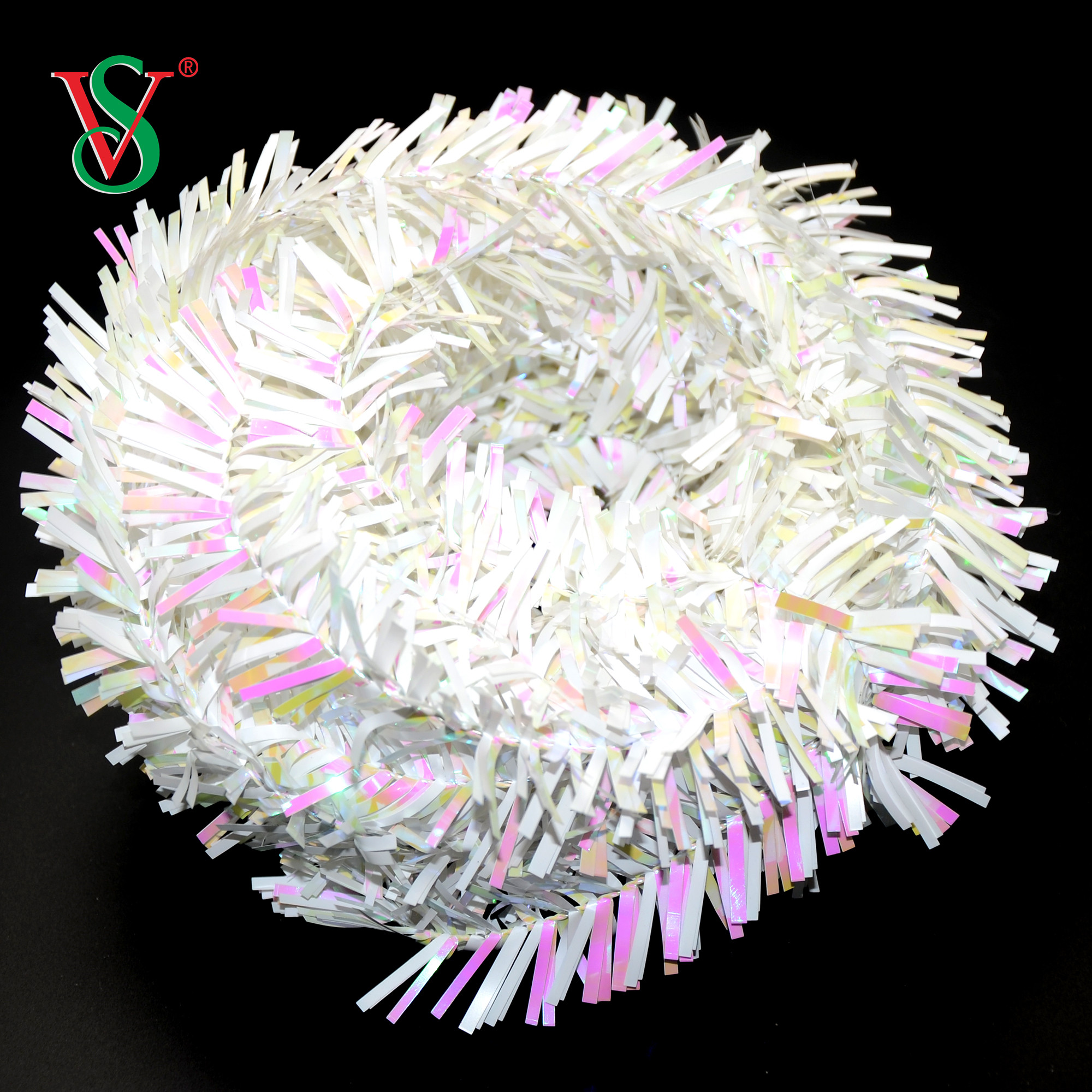 애완 동물 재료 반짝이 화환 홈 크리스마스 모티브 장식