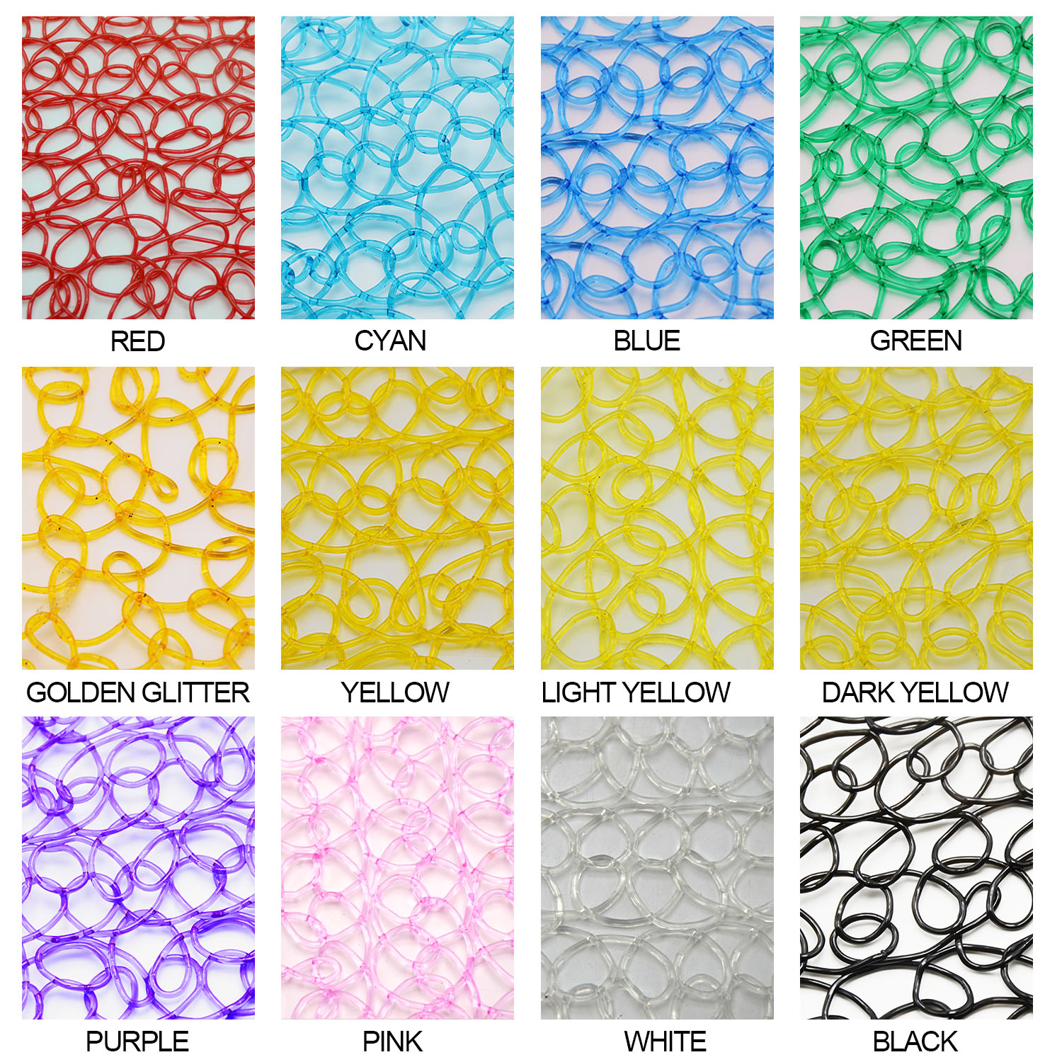 옥외 사용 크리스마스 빛을 위한 고품질 UV 저항 뜨거운 판매 훈장 물자 PVC 메시 그물