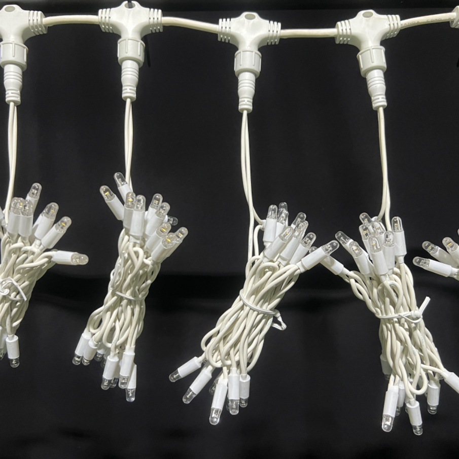 LED 요정 커튼 끈 조명 - 이벤트 및 휴일을위한 실내 및 야외 장식 조명