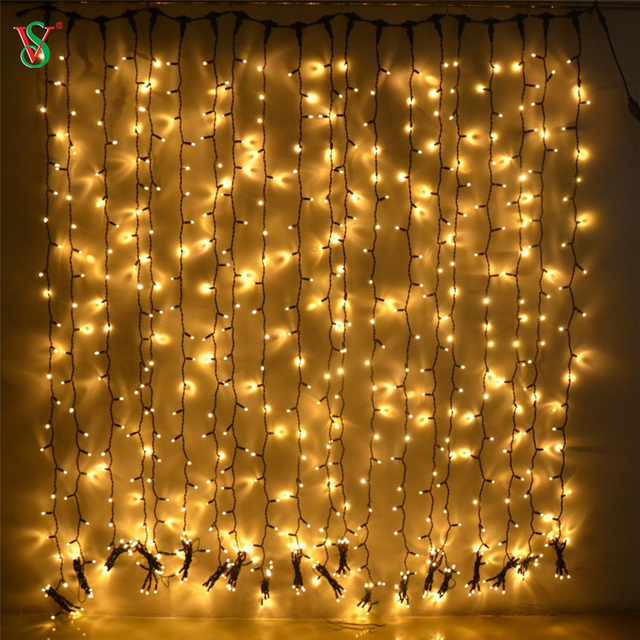 Retaurant Bar Patio 장식용 LED 커튼 라이트 스트링 라이트