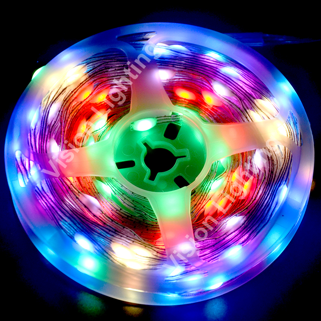 휴일 사용 원격 제어 USB 플러그 요정 화환 크리스마스 트리 장식 led RGB 스마트 스트립 문자열 조명