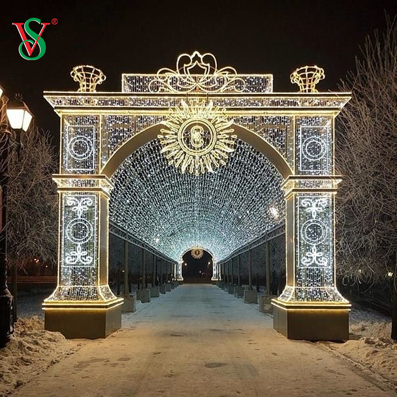 야외 할로윈 데이 모티브 조명 장식 대형 캐슬 타워 조각 모티브 조명