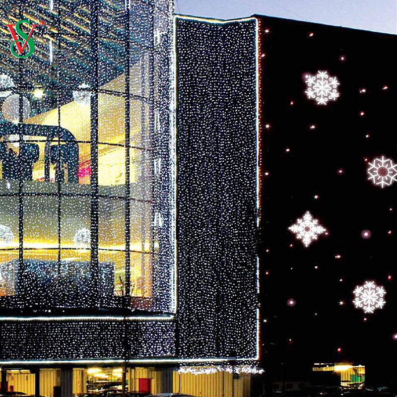 크리스마스 훈장을 위한 주문을 받아서 만들어진 디자인에 의하여 살아움직이는듯한 LED 제 2 눈송이 빛